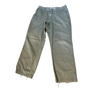 Mountain Khaki Green Chinos Pants Relaxed Fit Size 36x30
